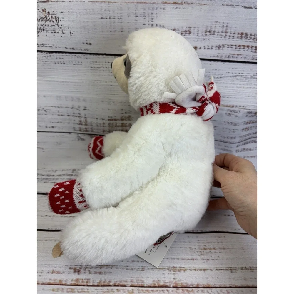Douglas Mittens The Snow Sloth Plush Papersource Exclusive Winter NWT Scarf